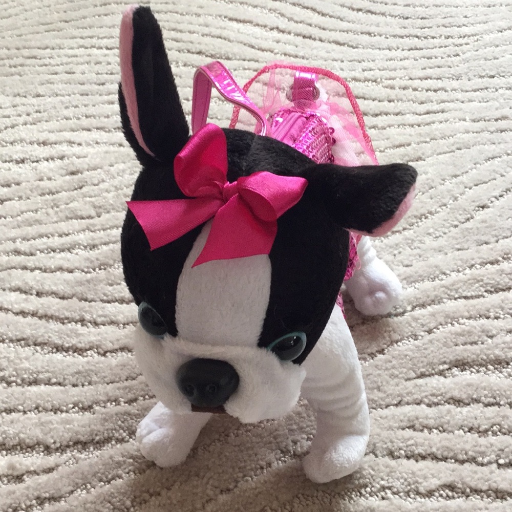 NWT Plush puppy bag!  Super-cute